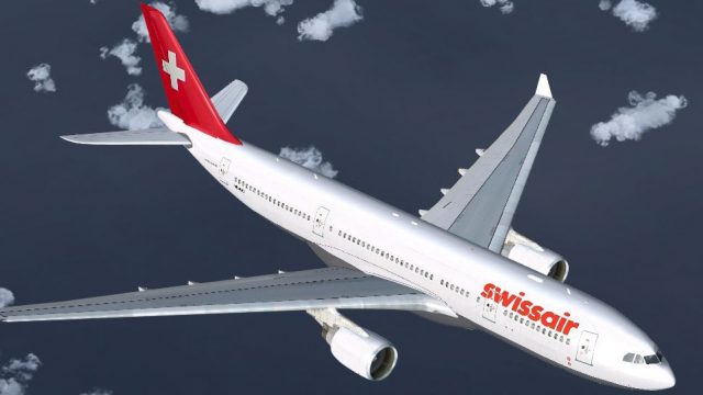 Screenshot 1 — Swissair Airbus A330-223