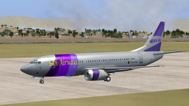 Screenshot 1 — Safi Airways Boeing 737-300