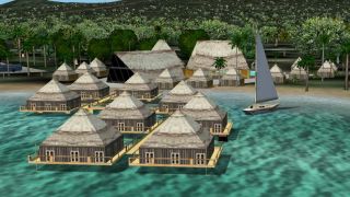 Screenshot 2 — FS2004, Tahiti International Airport, and sea plane base version 2