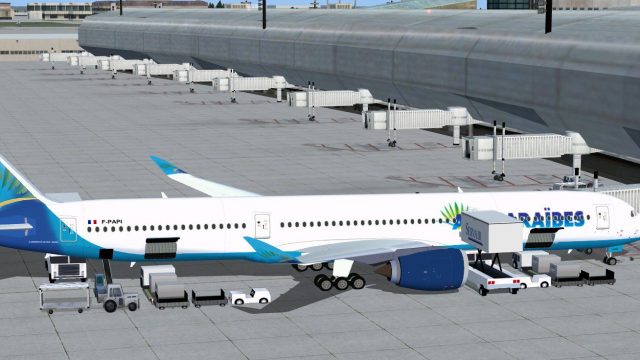 Screenshot 1 — Air Caraibes Airbus A350-1000 XWB V2