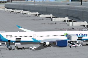 Air Caraibes Airbus A350-1000 XWB V2 for FSX