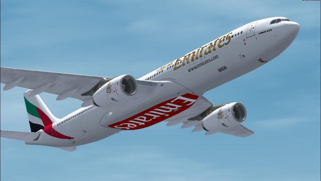 Screenshot 1 — Emirates Airbus A330-300