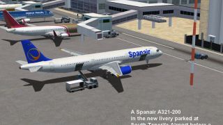 Screenshot 1 — Spanair Airbus A321 NC
