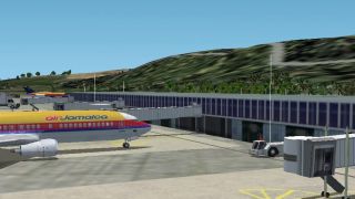 Screenshot 1 — FS2004, Montego Bay (Sangster) International airport, Jamaica