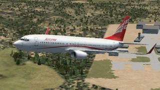 Screenshot 1 — Airzena Georgian Airlines Boeing 737-800