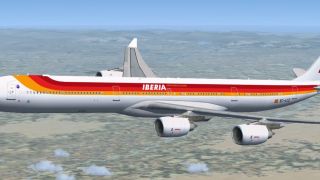 Screenshot 1 — Iberia Airbus A340-642