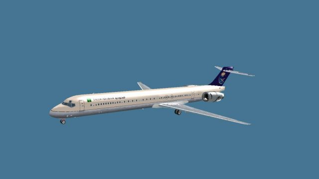 Screenshot 1 — Saudi Airlines McDonnell Douglas MD-90