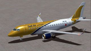 Screenshot 1 — Gulf Air Embraer E-170