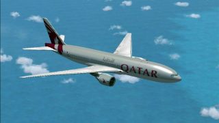 Screenshot 1 — Qatar Airways Boeing 777-2DZ/LR