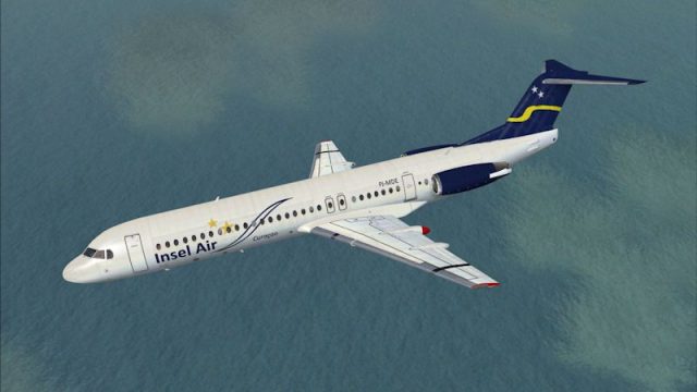 Screenshot 1 — Fokker F100 Insel Air of Curacao Repaint