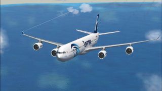 Screenshot 4 — EgyptAir Airbus A340-600