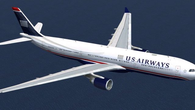 Screenshot 1 — US Airways Airbus A330-323X
