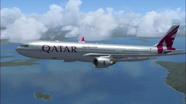 Screenshot 1 — Qatar Airways Airbus A330-300