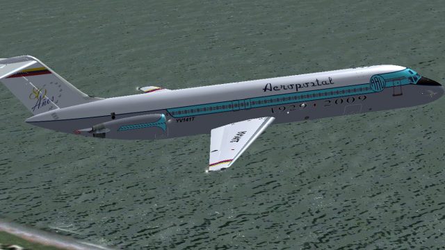 Screenshot 1 — Aeropostal Douglas DC-9-30