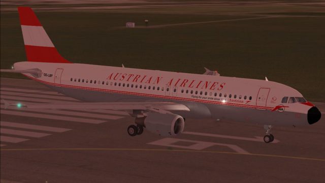 Screenshot 1 — Austrian Airlines Airbus A320-214