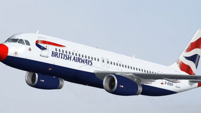 Screenshot 1 — British Airways Airbus A320