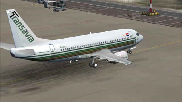 Screenshot 1 — Transavia Boeing 737-300