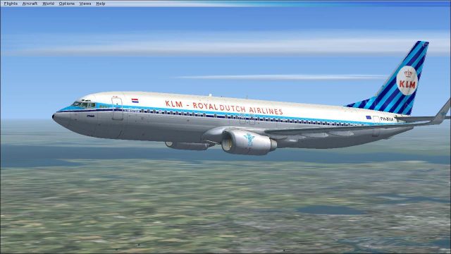 Screenshot 1 — KLM Boeing 737-800 PH-BXA