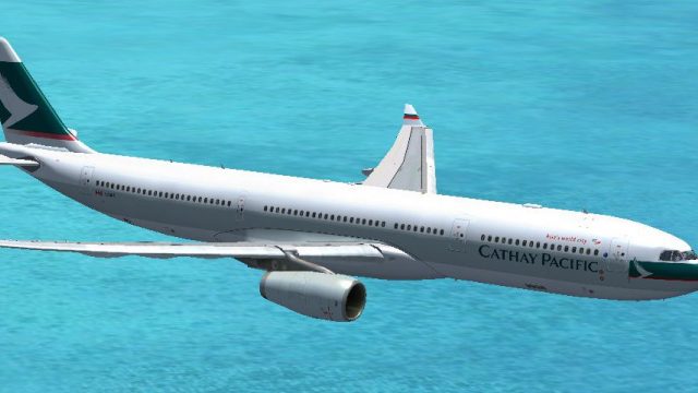 Screenshot 1 — Cathay Pacific Airbus A330-300