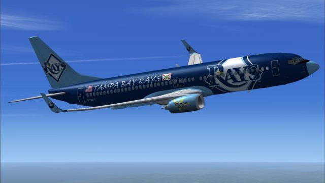 Screenshot 1 — Tampa Bay Rays Boeing 737-800WL