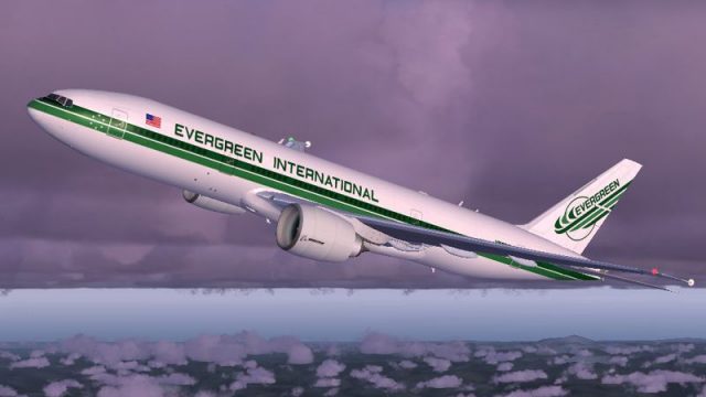 Screenshot 1 — FS2004/2 Evergreen International VAC Boeing 777-200LR 2