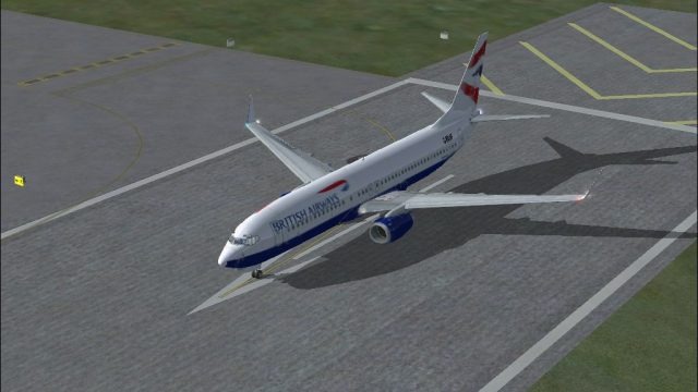 Screenshot 1 — British Airways Boeing 737-300