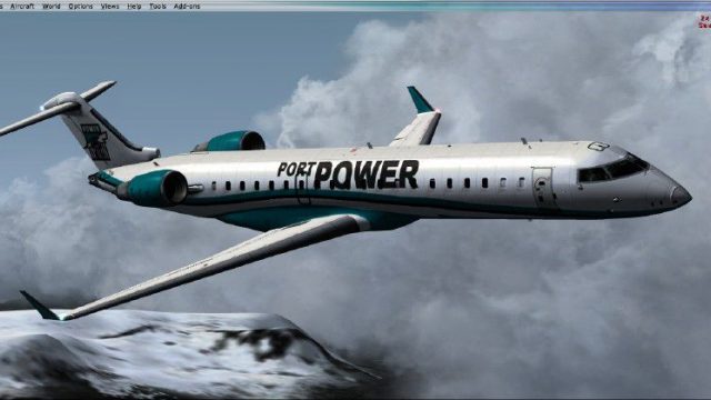 Screenshot 1 — Port Power Logojet CRJ