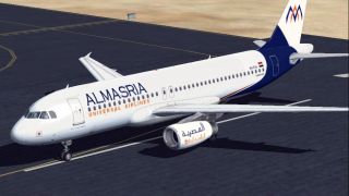 Screenshot 1 — Almasria Universal Airlines Airbus A320-232