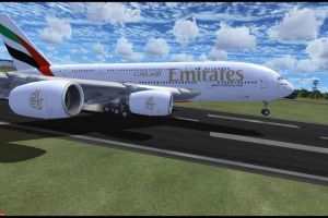 Emirates Airbus A380-800 for FSX