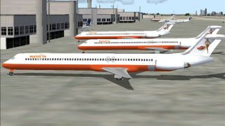 Screenshot 1 — MD-83 Hooters Air AI ( Flyable Package )