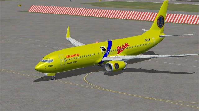 Screenshot 1 — Air Maplin Boeing 737-800