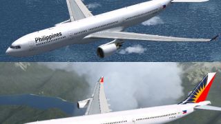 Screenshot 1 — Airbus A333/A343 Philippines Repaint Pack