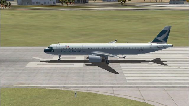 Screenshot 1 — Cathay Pacific Airbus A321