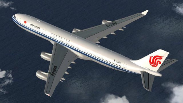 Screenshot 1 — Air China Airbus A340-300