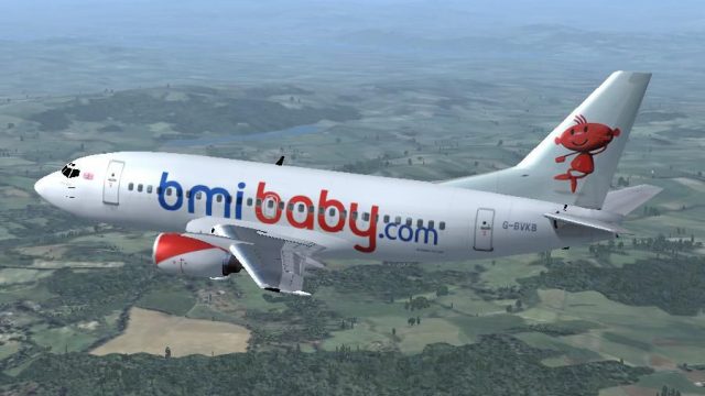 Screenshot 1 — BmiBaby Boeing 737-500