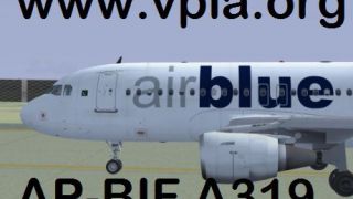 Screenshot 4 — Airblue Airbus A319-112 AP-BIF