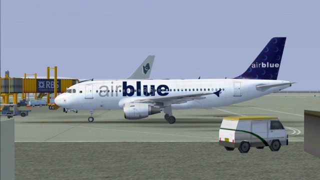 Screenshot 1 — Airblue Airbus A319-112 AP-BIF