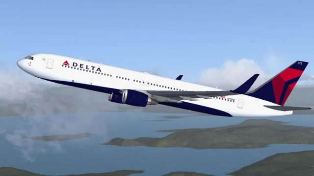 Screenshot 1 — Delta Airlines Boeing 767-31K ER