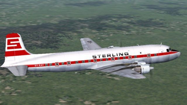 Screenshot 1 — Sterling Airways DC-6B