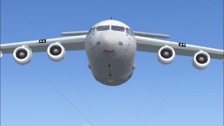 Screenshot 2 — BAe 146 Engine Smoke Effects