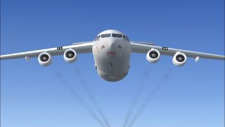 Screenshot 3 — BAe 146 Engine Smoke Effects