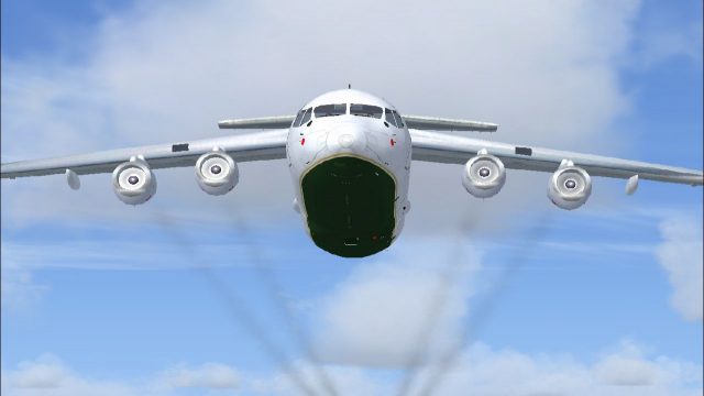 Screenshot 1 — BAe 146 Engine Smoke Effects