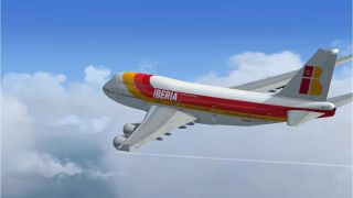 Screenshot 1 — Iberia Boeing 747-400
