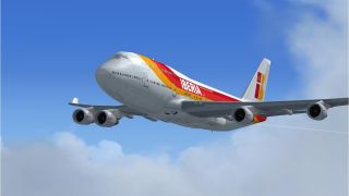 Screenshot 3 — Iberia Boeing 747-400
