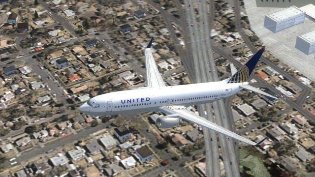 Screenshot 1 — United Airlines Boeing 737-800 N53442