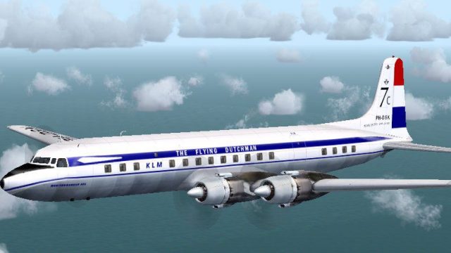 Screenshot 1 — KLM DC7C and DC7F