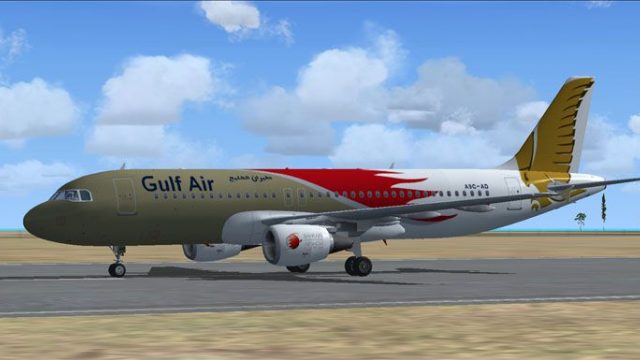 Screenshot 1 — Gulf Air Airbus A320-214 A9C-AD