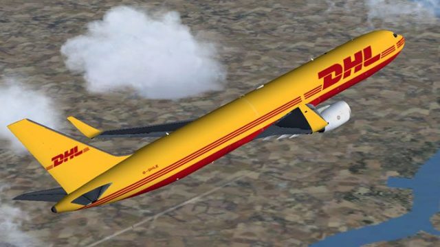 Screenshot 1 — DHL Boeing 767-300ER G-DHLE