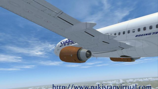 Screenshot 1 — Shaheen Air Boeing 737-800