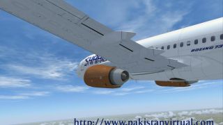 Screenshot 1 — Shaheen Air Boeing 737-800